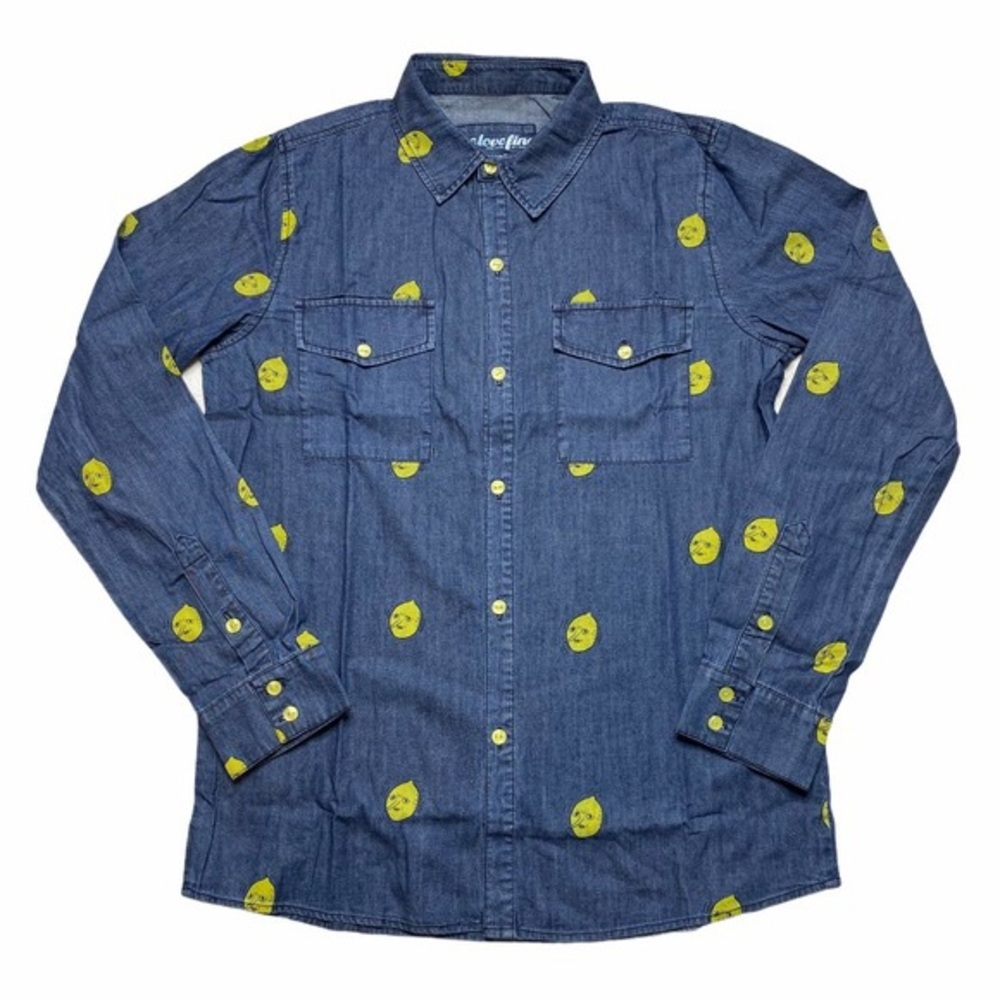 Welovefine Adventure Time Lemon Denim Button Up - Picture 4 of 4